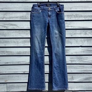 WHBM Classic Skinny Flare Blue  Jeans Size 2
